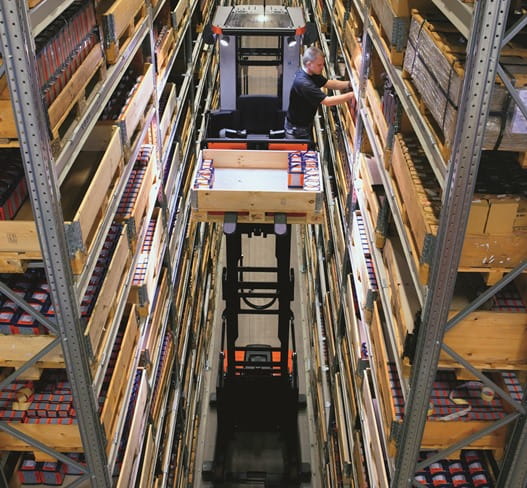 warehouse order picking trucks