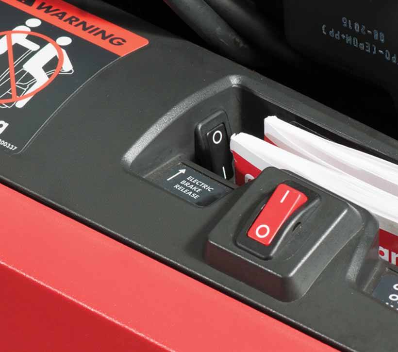 Raymond 6210 Walkie Straddle Stacker; Walkie Pallet Stacker with electric brake release