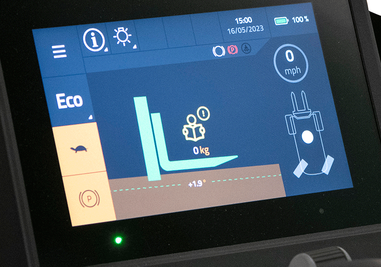 ergonomic auto brake button