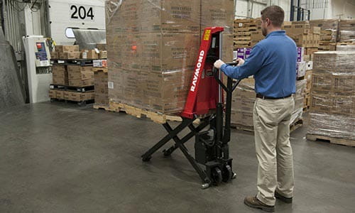 Raymond RG30 electric skid lifters, manual skid lifts