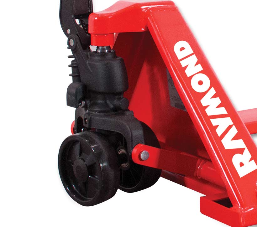 Raymond 4-way entry hand pallet jack