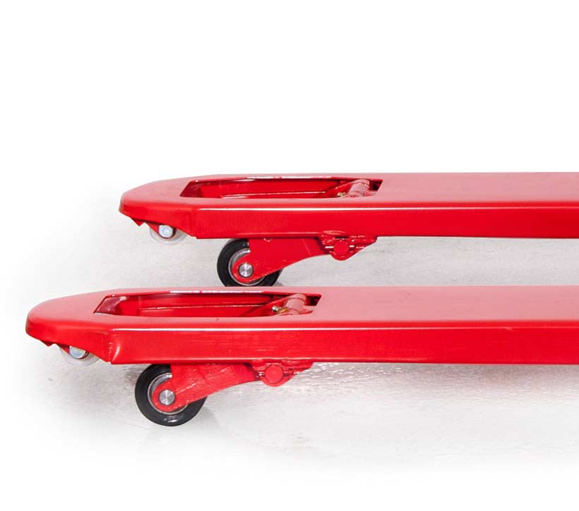 Raymond hand pallet trucks painted forks