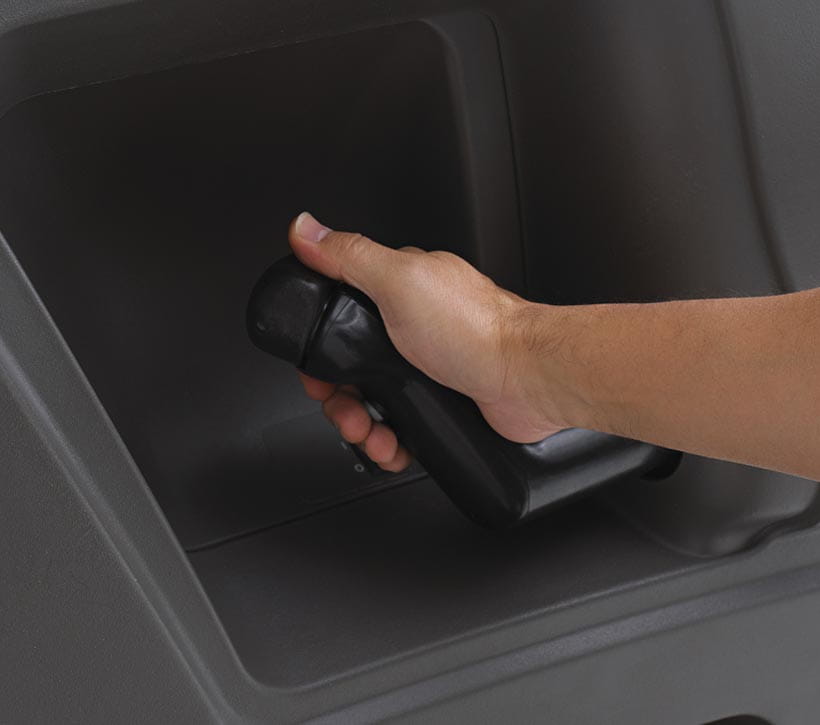 Raymond 5000 Series Order picker truck variable lift lower controls