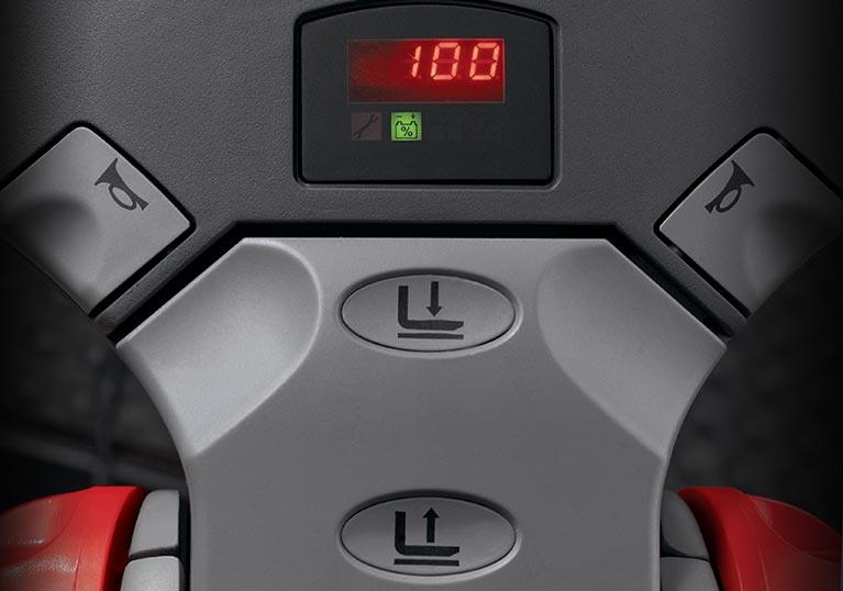 Raymond 8510 Center Riding Pallet Truck Battery Discharge Indicator